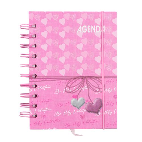 Agenda Permanente Coração 10,7x15cm em Papel Interponte