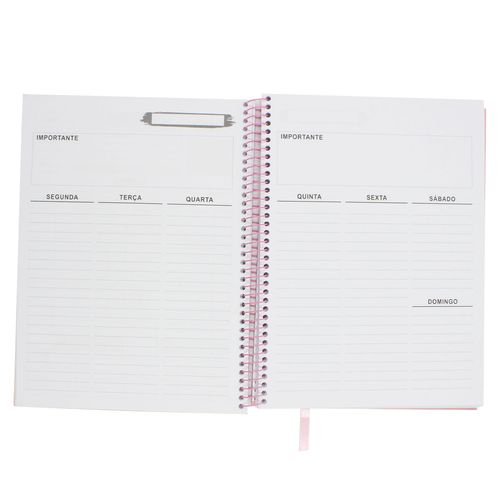 Planner Permanente Flores 18x24cm em Papel Interponte