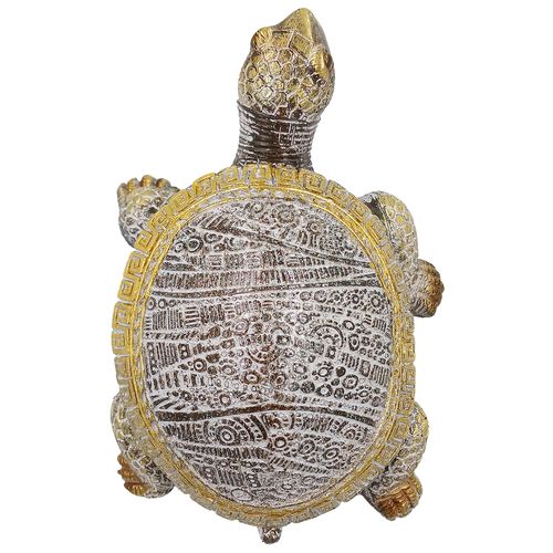 Tartaruga Decorativa 6x15cm em Resina Youbai