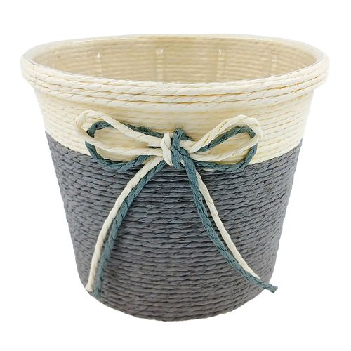Vaso Decorativo C/ Laço 10,5x9cm em Papel Y888