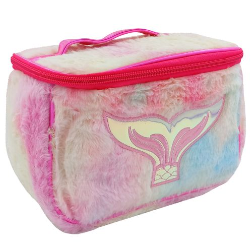 Nécessaire Sereia Pelúcia 21,5x14,5cm em Poliéster Rubys