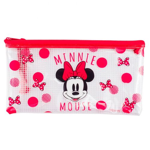 Estojo Slim Minnie Mouse 21x11cm em PVC Taimes