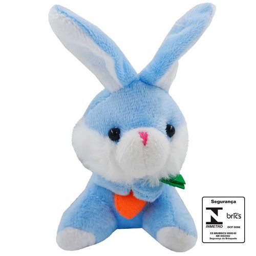 Coelho da Páscoa Pelúcia 12cm em Poliéster Multiart