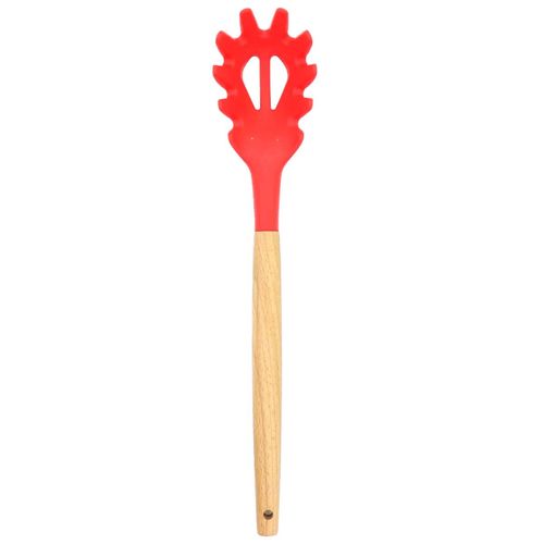 Pegador de Massas C/ Cabo Madeira 30cm em Silicone Monaliza