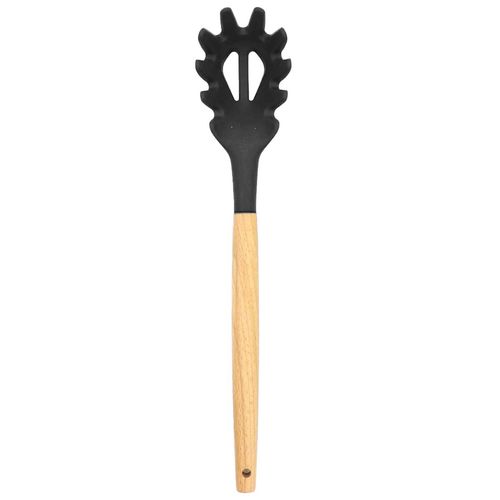 Pegador de Massas C/ Cabo Madeira 30cm em Silicone Monaliza