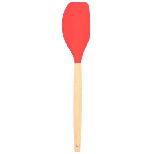 Espátula C/ Cabo Madeira 31cm em Silicone Monaliza
