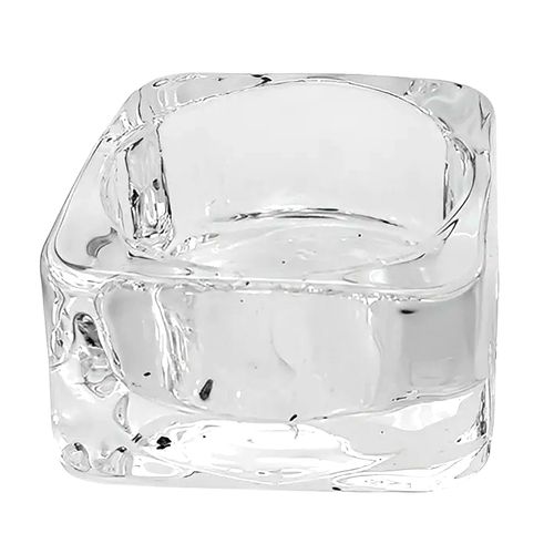 Porta Vela Quadrado 5x3,2cm em Vidro Freecom