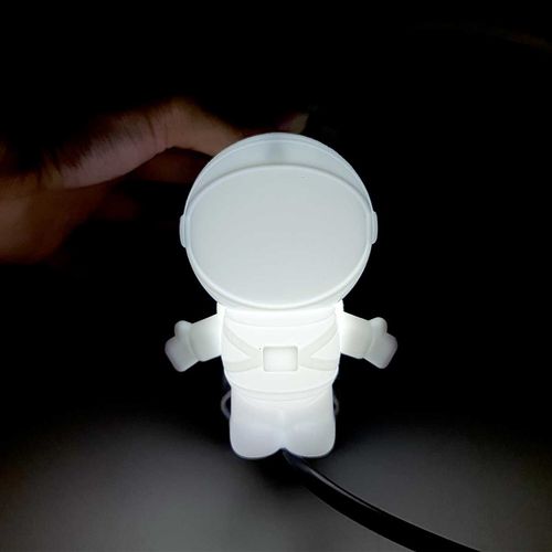 Luminária Astronauta Decorativo 8,2x6,8cm em Vidro Top Util