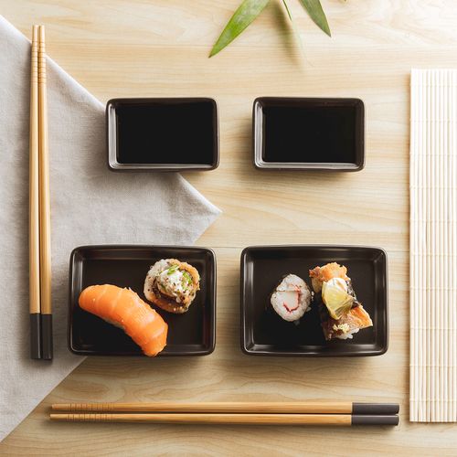 Kit Sushi Saitama 7 Peças em Bambu Lyor
