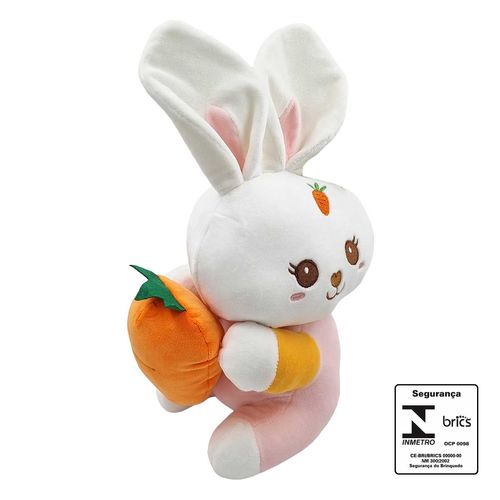 Coelho da Páscoa Pelúcia 25cm em Poliéster Fizzy