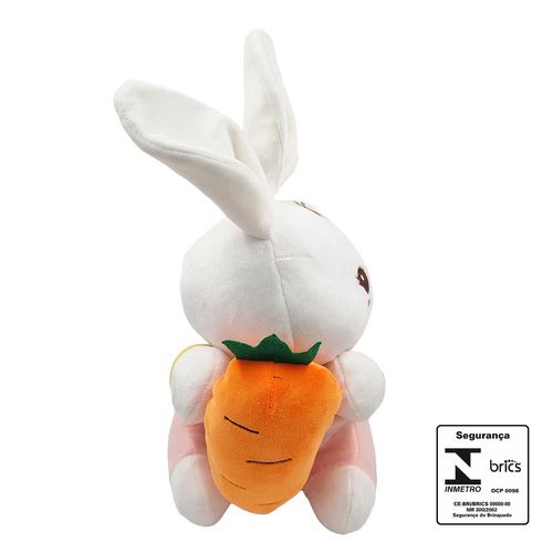 Coelho da Páscoa Pelúcia 25cm em Poliéster Fizzy