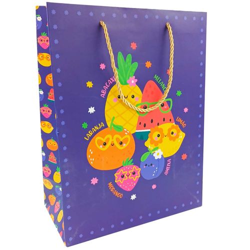 Sacola P/ Presente Infantil 28x37cm em Papel Tokyo Design