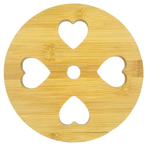 Descanso de Panela Redondo 16cm em Bambu Fu Xing