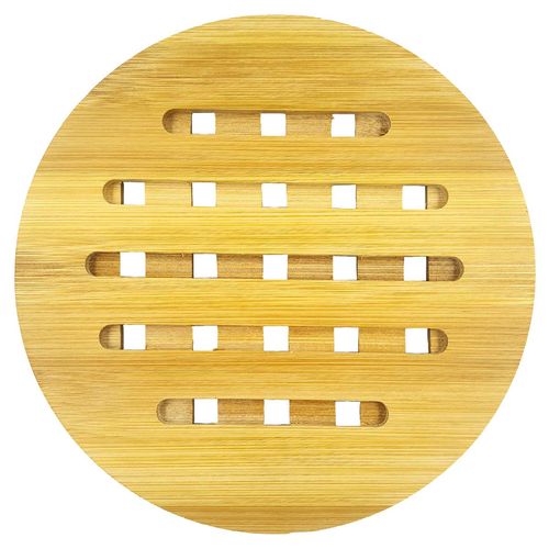 Descanso de Panela Redondo 16cm em Bambu Fu Xing