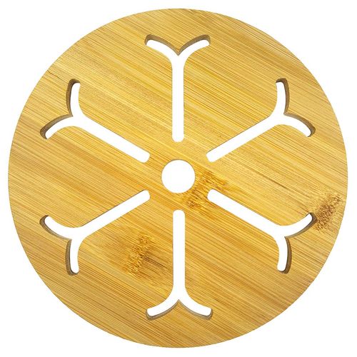 Descanso de Panela Redondo 16cm em Bambu Fu Xing