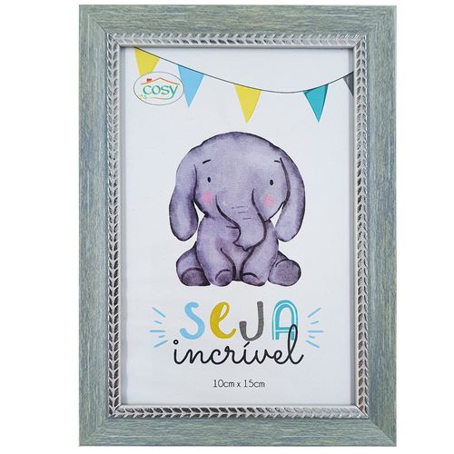 Porta Retrato Decorativo 10x15cm em Plástico Fu Xing