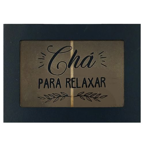 Porta Chá Decorativo 15x11cm em MDF Fu Xing