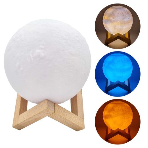 Luminária Lua C/ Umidificador 13cm em Plástico Fu Xing