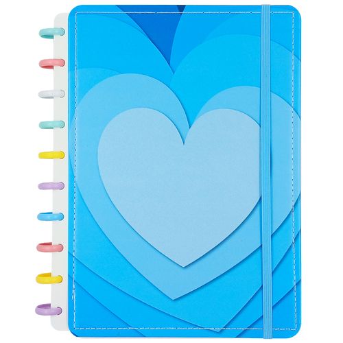 Caderno de Discos Coração 20x26cm em Papel Dcarte