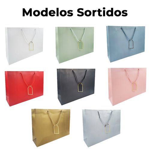 Sacola P/ Presente Color 32x41cm em Papel FWB