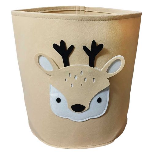 Cesto de Roupa Infantil 33x35cm em Tecido Kehome