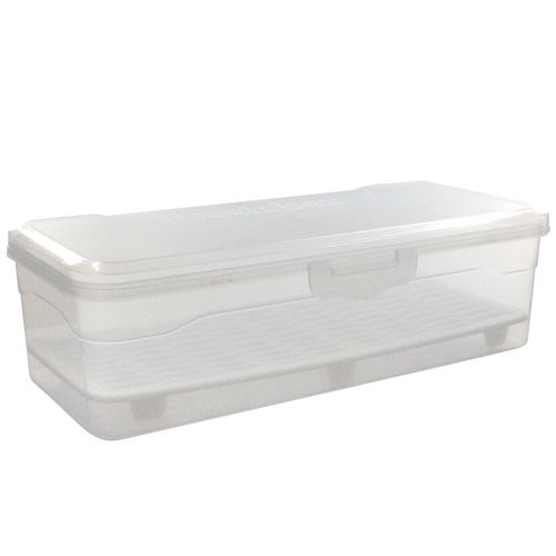 Organizador Multiuso C/ Tampa 26,5x12,5cm em Plástico Fu Xing