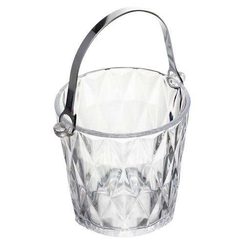 Balde de Gelo Diamond C/ Alça + Pegador 1L em Vidro Lyor