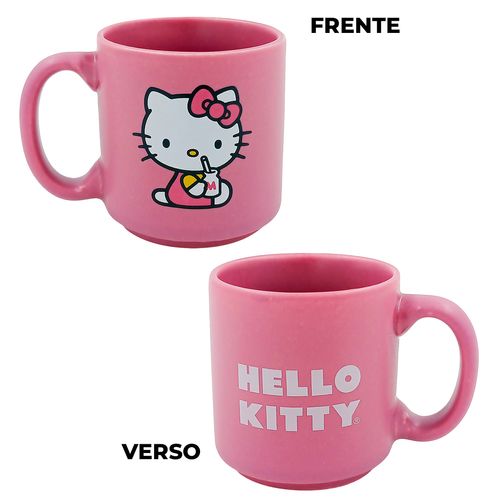 Mini Caneca Hello Kitty 100ml em Cerâmica Zona Criativa