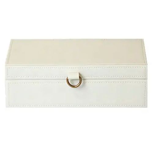 Caixa Retangular Marfim 22,5x14,5cm em MDF Paramount