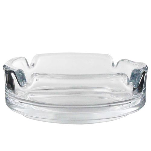 Cinzeiro Redondo Denver 11x3,5cm em Vidro Kehome