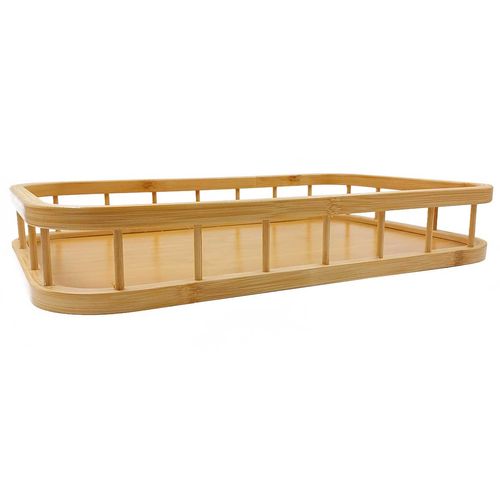 Bandeja Retangular 45x30cm em Bambu Kehome