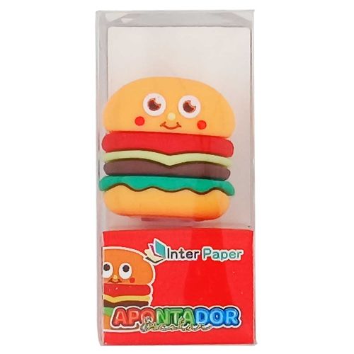 Apontador Fast Food 3,5cm em Plástico Interponte