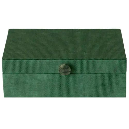 Caixa Retangular Esmeralda 31x21cm em MDF Paramount