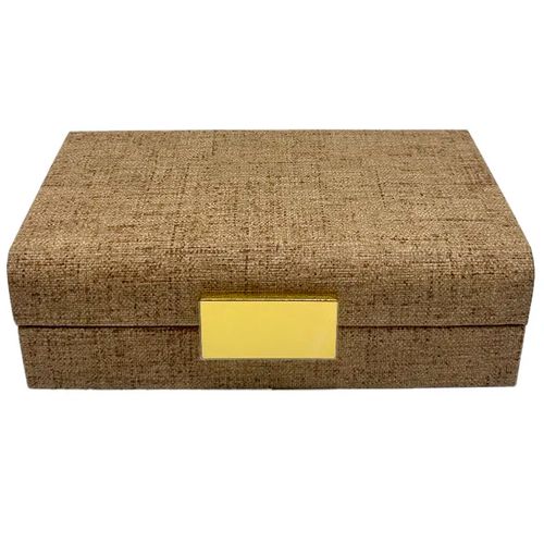 Caixa Retangular Areia 36x18cm em MDF Paramount