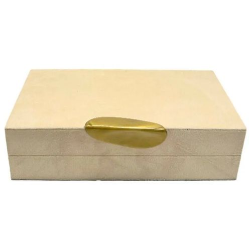 Caixa Retangular Marfim 26x12,5cm em MDF Paramount