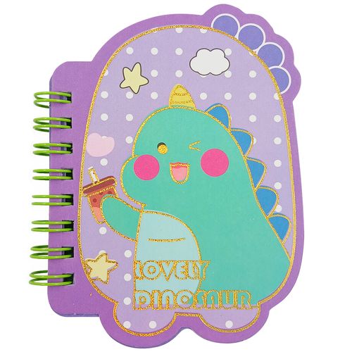 Caderno de Anotação Dinossauro 11x8,3cm em Papel Michael Judi