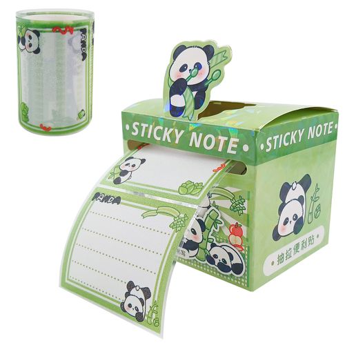 Bloco de Adesivo Panda 5,8x4,5cm em Papel Michael Judi