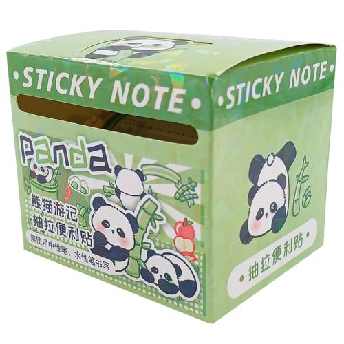 Bloco de Adesivo Panda 5,8x4,5cm em Papel Michael Judi