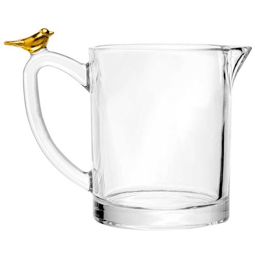 Leiteira Golden Bird 250ml em Cristal Wolff
