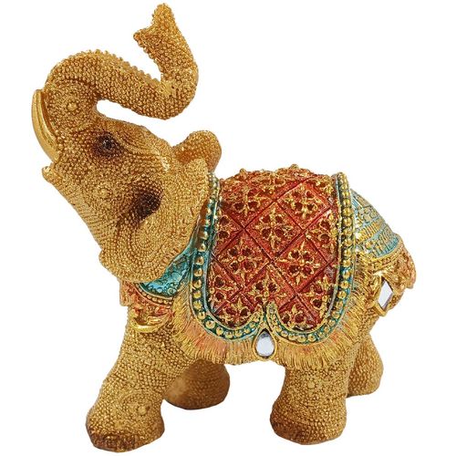 Elefante Decorativo 17x15cm em Resina Youbai