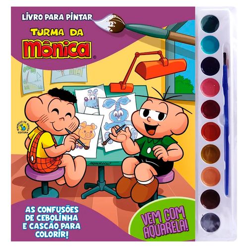 Livro Aquarela Turma da Mônica 21x28cm em Papel Editora Online