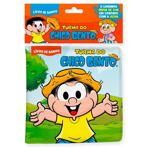 Livro de Banho Chico Bento 15cm em Plástico Editora Online