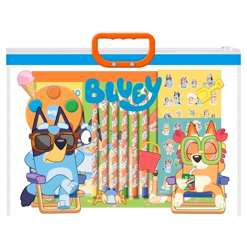 Livro P/ Colorir Bluey C/ Maleta 35x27cm em Papel Editora Online