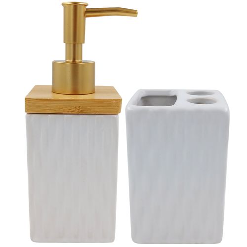 Kit Banheiro 3 Peças em Porcelana FWB