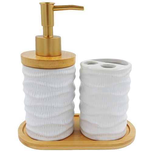 Kit Banheiro 3 Peças em Porcelana FWB