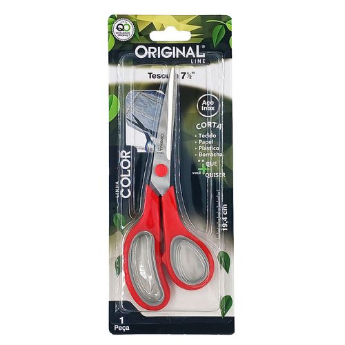 Tesoura Color 19,4cm em Aço Inox Original Line