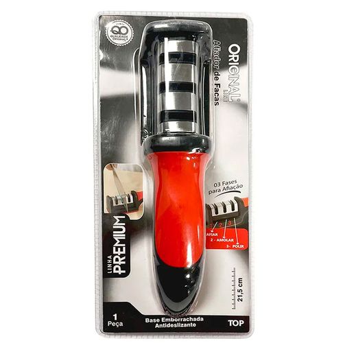Afiador de Facas Premium 21,5cm em Plástico Original Line