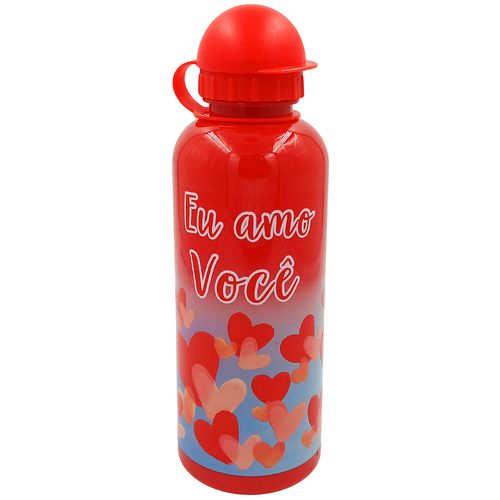 Garrafa Squeeze Amor 600ml em Plástico Interponte