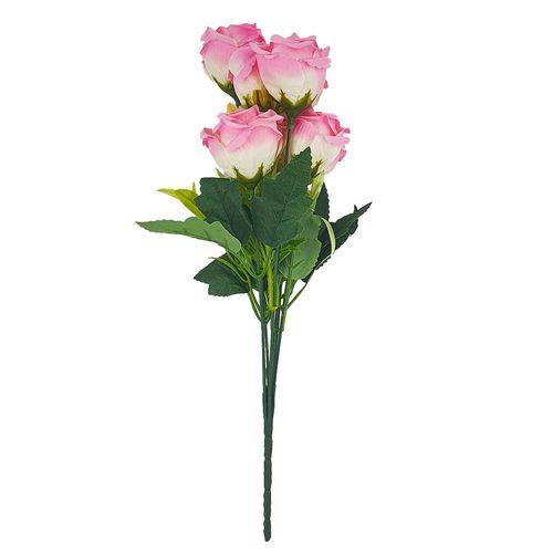 Buquê de Rosas Artificial 35cm em Plástico Bella Garden