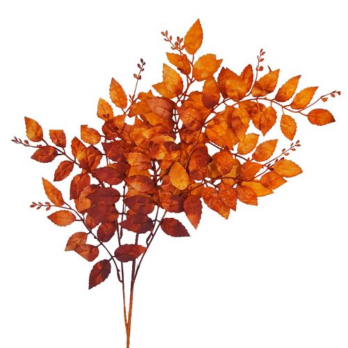 Haste Folhagem Café Artificial 95cm em Plástico Bella Garden